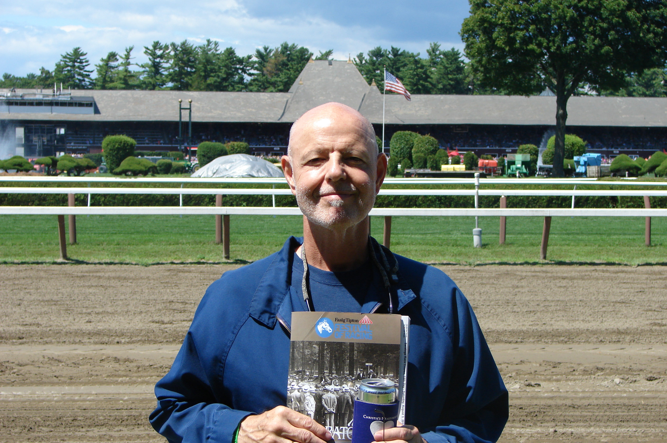 Backstretch at Saratoga Racetrack, Saratoga Springs,N.Y.